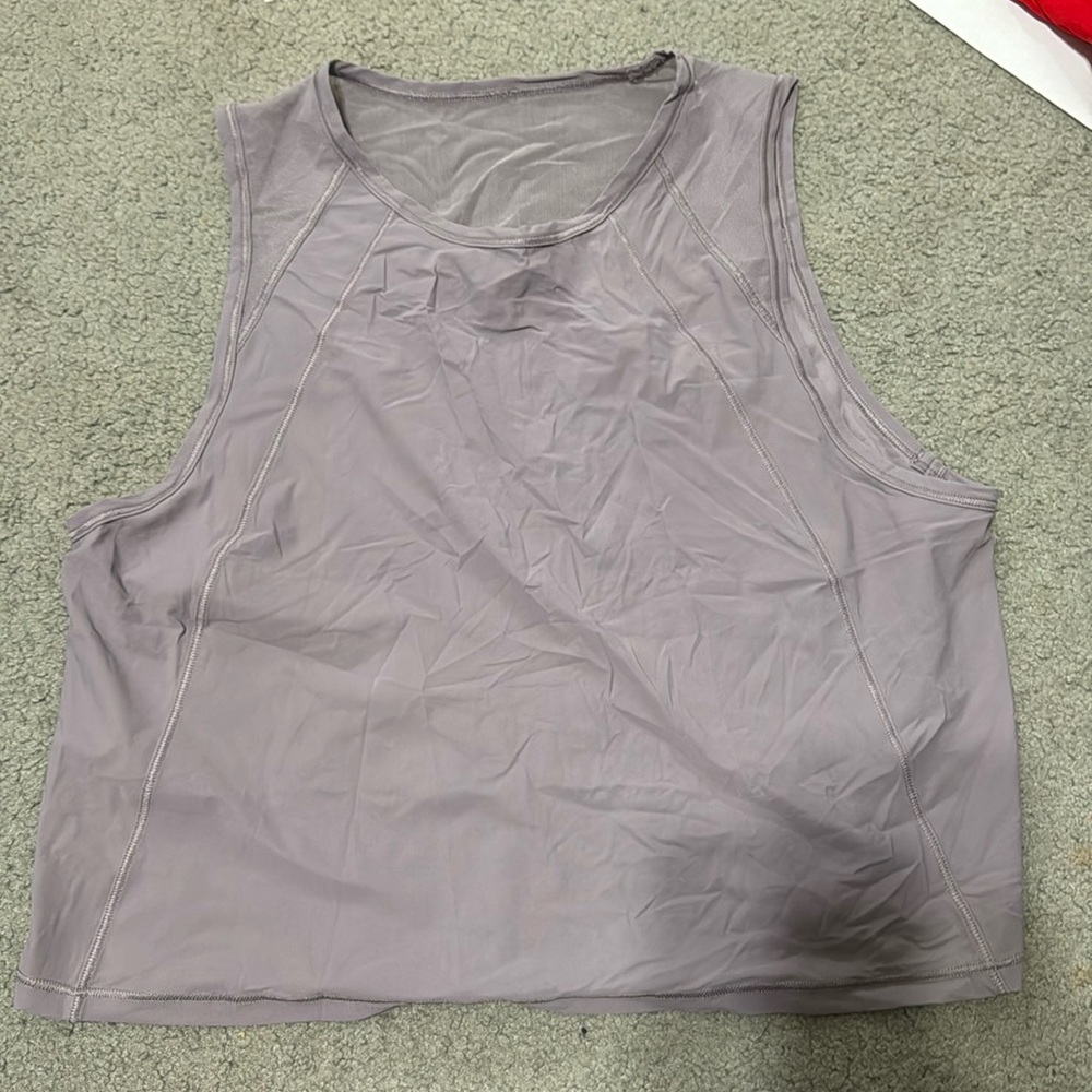 Lulu lemon Sculpt Cropped Tank Top size 6